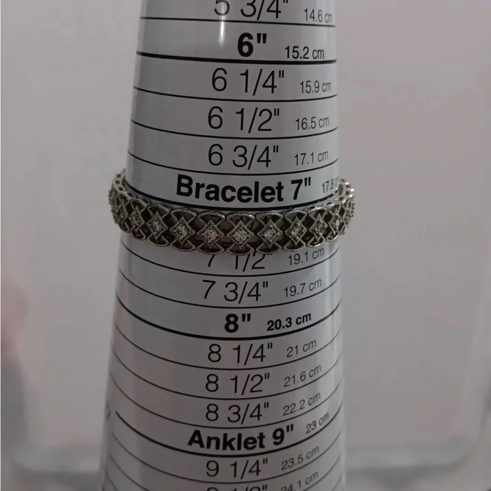 Tacori sterling silver Cubic Zirconia bracelet